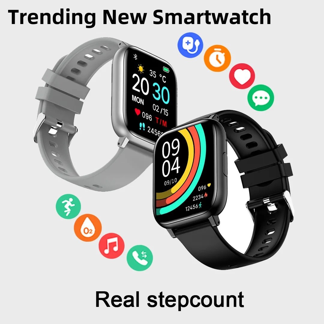 Trending 2024 New Electronics Relojes Inteligentes Step Counter Smartwatch for Apple Sleep Monitor Fitness Tracker Smart Watch